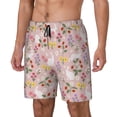 thumbnail image 2 of Fotbe Bunny And Flower Men’s Swim Trunks Quick Dry Swim Shorts Board Shorts with Mesh Lining-Large, 2 of 9