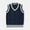 C-Blue27, variant on Unisex Sweaters Sleeveless V Neck Cable Knit Vest For Toddlers 1 To 8 Years Old Warm Top