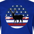 thumbnail image 4 of Inktastic Deer Bow Hunting USA Flag Long Sleeve Youth T-Shirt, 4 of 5