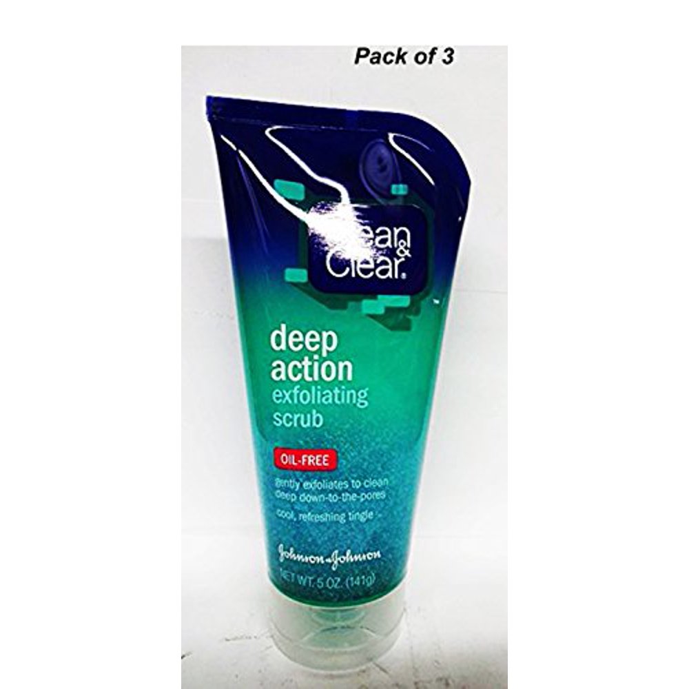 Clean & Clear Deep Action Exfoliating Scrub Oil Free 5 oz Walmart