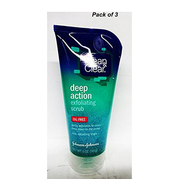 Clean & Clear Deep Action Exfoliating Scrub Oil Free 5 oz Walmart