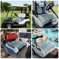 thumbnail image 6 of Golf Cart Seat Covers for 2 Seater,Blue Coastal Microfiber Cart Seat Towel Blanket,Nautical Beach Summer Sea Starfish Coral Absorbent Breathable Non Slip Bench Seats Protector for Golf Course 51"x31", 6 of 9
