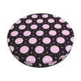 thumbnail image 1 of Balery Pink Groovy Disco Ball Fundas de asiento para taburete de bar redondo de tela de terciopelo ajustables que protegen de arañazos y manchas para sillas de 14 a 17 pulgadas.-13 inch, 1 of 7