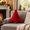 Red#76, variant on White Christmas Tree Shaped Throw Pillow Cozy Plush Teddy Fleece Holiday Decorative Cushion with Brown Trunk for Sofa Couch Bed Home Decor