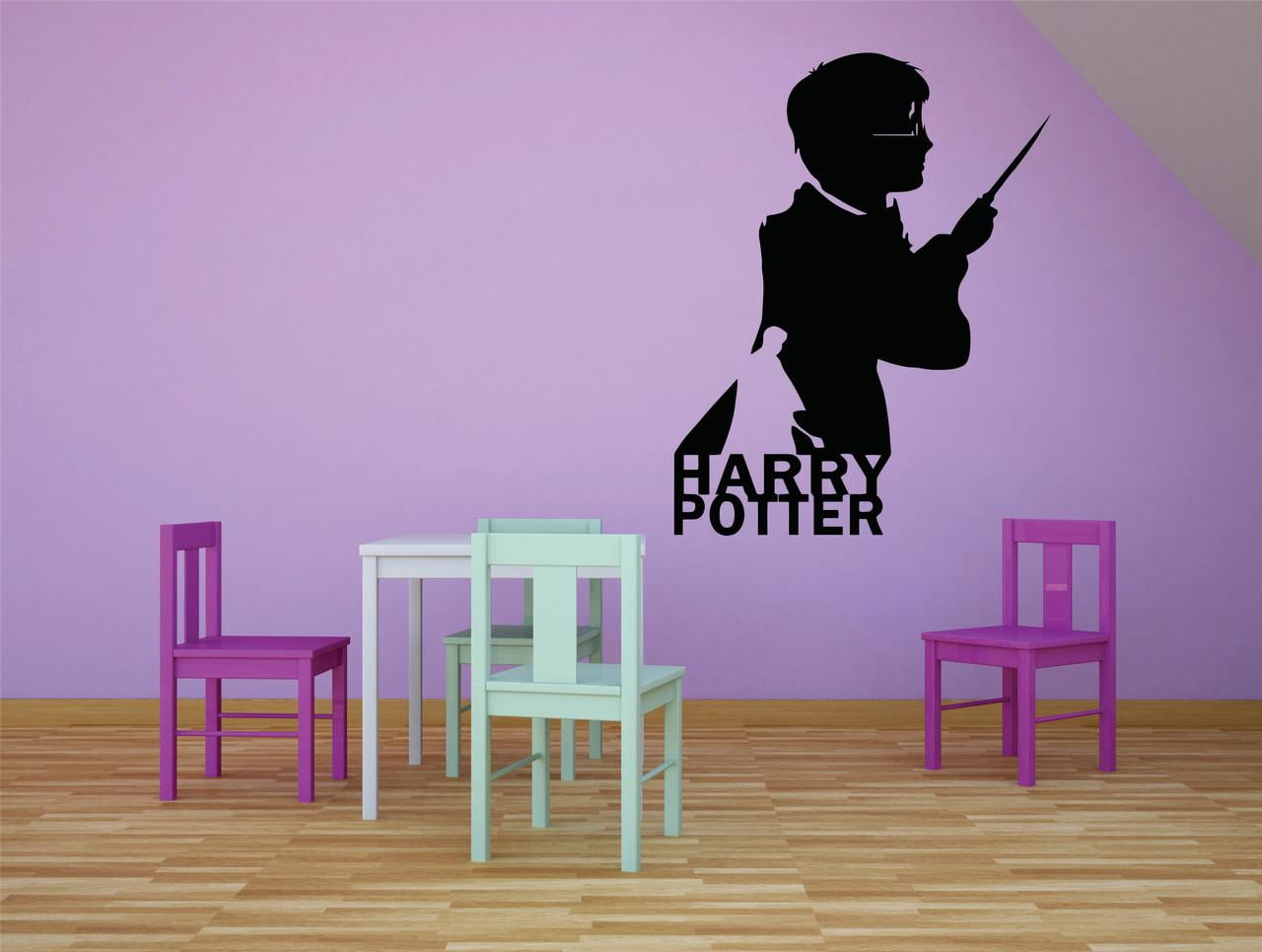 Harry Potter Character Flying On Broom S Books Series Art Harry Potter Character Flying On Broom S Books Series Art Design Silhouette L Stick Custom Wall Decal Vinyl Sticker 16 Inches X