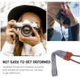 thumbnail image 5 of FENGGUIQU Grey Camera Strap Trendy Breathable Wear-Resistant Soft Comfortable 2Pcs, 5 of 6
