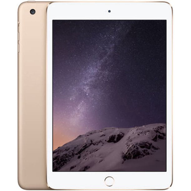 Refurbished Apple Ipad Mini 3 16gb Wi Fi 7 9 Gold Mgye2ll A Walmart Com