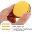 thumbnail image 3 of Miangastore Aluminium Cream Box Golden Storage Containers For Home Use 12Set 1.97x1.97x0.79in, 3 of 8
