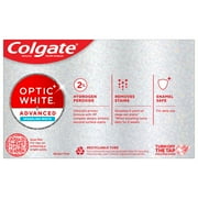 Colgate Optic White Advanced Sparkling White Toothpaste with 2% Hydrogen Peroxide, Mint, 2 Pack, 3.2 OZ