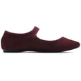 thumbnail image 5 of Ollio Women's Shoes Faux Suede Casual Mary Jane Light Ballet Flats F56SU, 5 of 6