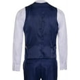 thumbnail image 4 of Men's Three Piece Premium Modern Fit Two Button Suit Blue Pinstripe, 4 of 6