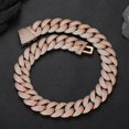 thumbnail image 1 of 22mm 5 Rows Bubble Iced Out Cuban Chain Necklaces for Men Women Bling Zircon Chain Hip Hop Goth Jewelry Free Shipping, 1 of 6