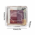thumbnail image 3 of Small And Exquisite Eye Shadow Plate Shimmering Pearl Milk Tea Color Mini Eye Shadow Student Makeup Eyeshadow Waterproof Proof Luminous High Flash, Makeup Eye Shadow, 3 of 9