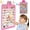Multicolor, variant on Electronic Interactive Double-Sided Alphabet Wall Chart, Talking ABC & 123 & Music & Learning Poster, Educational Toddlers Toys for Ages 3 and Up Kids Gifts, Best for Preschool Boys & Girls(Pink)