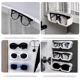 thumbnail image 4 of Estante de almacenamiento de gafas, estante de exhibición para gafas de sol, organizador de guardarropa, montado en la pared, sin perforaciones, para guardarropa, 2 uds., 4 of 5