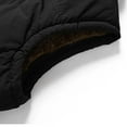 thumbnail image 4 of safuny Men's Winter Outerwear Fleece Lined Sleeveless Jackets Warm Quilted Puffer Casual Outdoor Black L, 4 of 7