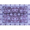 thumbnail image 1 of Ahgly Company Indoor Rectangle Abstract Blue Modern Area Rugs, 2' x 5', 1 of 4