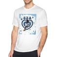 thumbnail image 3 of JALYKA Unisex Cotton Shirt Men's Short Sleeved T-Shirt Women's Fashionable Round Neck Shirt Style-5 5X-Large, 3 of 5