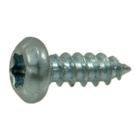 

#2 x 1/4 Zinc Plated Steel Star Drive Pan Head Sheet Metal Screws (50 pcs.)