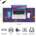 thumbnail image 5 of Long Mouse Pads for Desk,Halloween Pumpkin Dots Pattern Desk Mats on Top Of Desks, Desk Mouse Pad Extra Large with 3mm Non-Slip Base and Stitched Edge for Gaming,Office,Work,Home 35.4x15.7in, 5 of 5