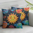 thumbnail image 3 of Ullo0ord Stars Throw Pillow Covers - Colorful Pillowcases Pillow Case Square Cushion Cover Bedroom Decor for Girls Boys, 3 of 7