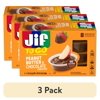 (3 pack) Jif To Go Peanut Butter & Chocolate Flavored Spread, 8 Single-Serve Cups, 1.1 Oz. Each