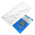 thumbnail image 5 of Seam Guide Ruler Set Quilting Seam Guide Ruler Sew Seam Allowance Ruler Perforated Seam Gauges for Straight Hems Sewing, 5 of 6