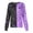 Dark PurpleB&04#0706F, variant on S-5XL Halloween Scrub Jacket Women Ghost Pumpkin Candy Nursing Uniforms Snap Front Fall Women Workwear with Pocket L