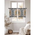 thumbnail image 5 of Sheer Curtains 45 Inches Long, Boho Tribes Light Filtering Window Curtains for Living Room/Bedroom, Vintage Southwest Tribal Modern Art Rod Pocket Voile Sheer Curtain Drapes, 52"W x 45"L, 2 Panels, 5 of 8