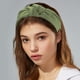 thumbnail image 2 of Diademas anudadas, diadema para mujer, aro para el cabello para todo tipo de cabello, accesorios para el cabello, verde, 2 of 7