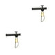 thumbnail image 2 of Yuarrent 10 piezas ganchos de equilibrio de pescado clip de liberación anti-bobinado ABS divisor de gancho de servicio pesado accesorios de pesca al aire Negro/L 2piezas Yuarrent CBP391259, 2 of 6