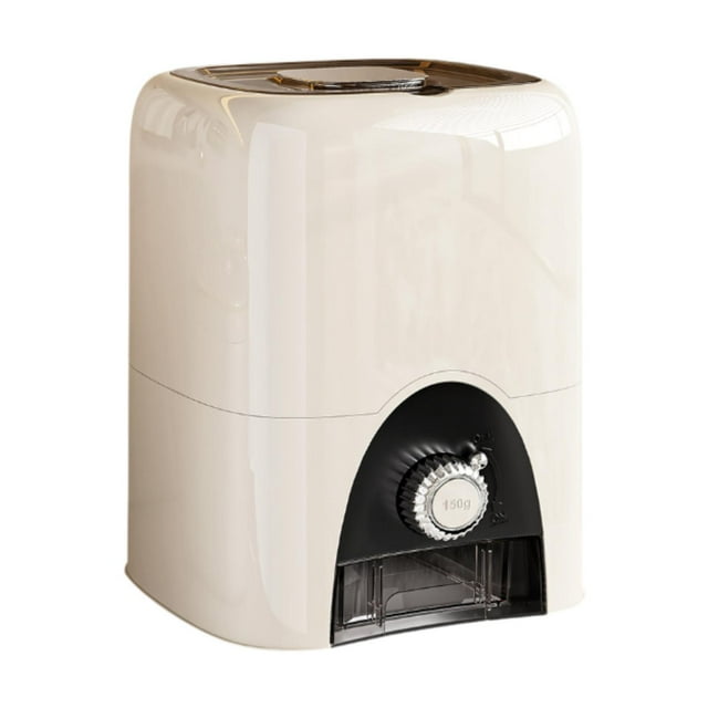 Caja de almacenamiento de arroz, dispensador de cereales, cubo, tapa sellada, contenedor de alimentos secos. Crema L
