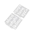 thumbnail image 3 of Stencil, Number Stencils Letter Template  For Paint For Spray For Shaping Cream For  Pad, 3 of 8
