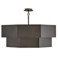 thumbnail image 2 of 46995BX Hinkley Lighting Facet - 60W 12 LED Medium Convertible Chandelier-14.75 Inch Tall and 38 Inch Wide-Black Oxide Finish, 2 of 10