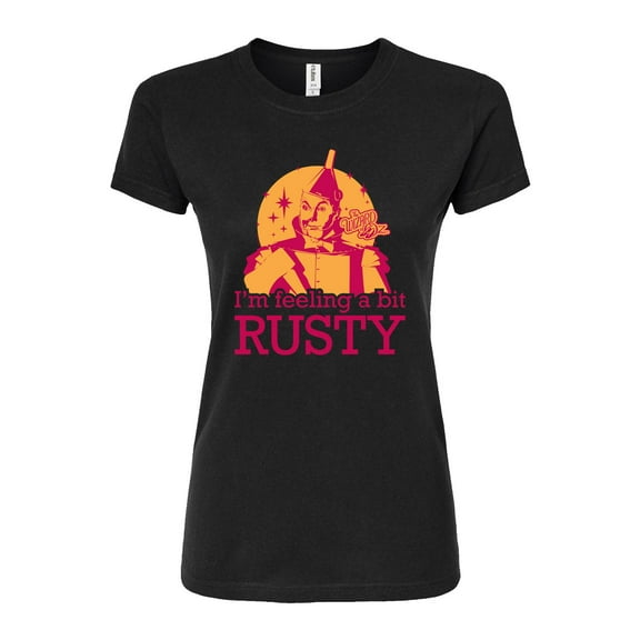 The Wizard of Oz - A Bit Rusty Tin Man - Juniors Fitted Graphic T-Shirt