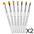thumbnail image 1 of Pinceles para decoración de uñas,7 Uds. Bolígrafo acrílico para decoración de uñas pintura en gel constructor ,Juego de puntas para manicura con pincel,uñas postizas surtidas 10, 1 of 8