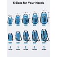 thumbnail image 2 of Dry Bag Waterproof for Women Men, 5L/10L/20L/30L/40L Roll Top Lightweight Dry Storage Bag Backpack with Phone Case for Travel, Swimming, Boating, Kayaking, Camping & Beach, 11 Transparent Co, 2 of 5