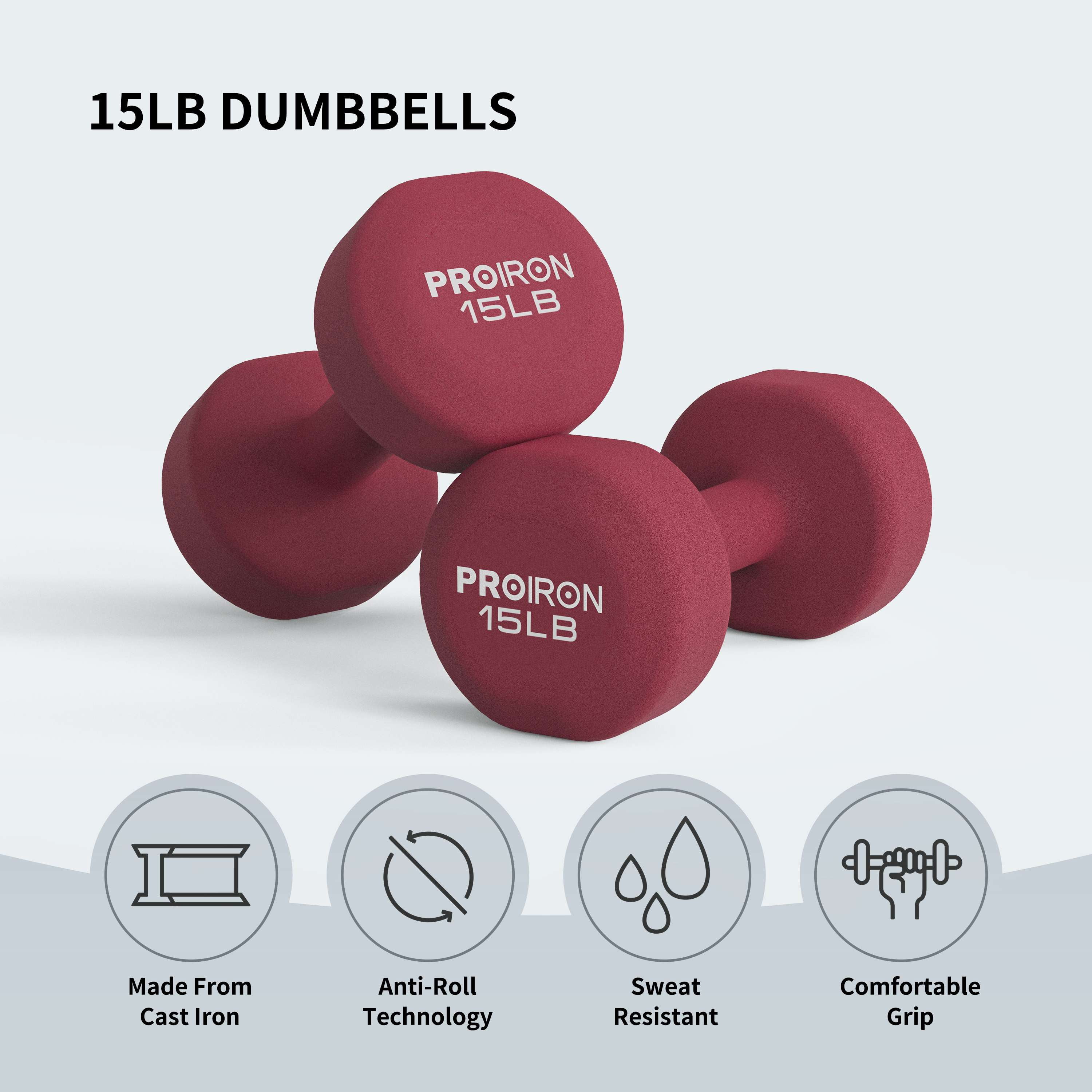 Neoprene Dumbbell - 15LB