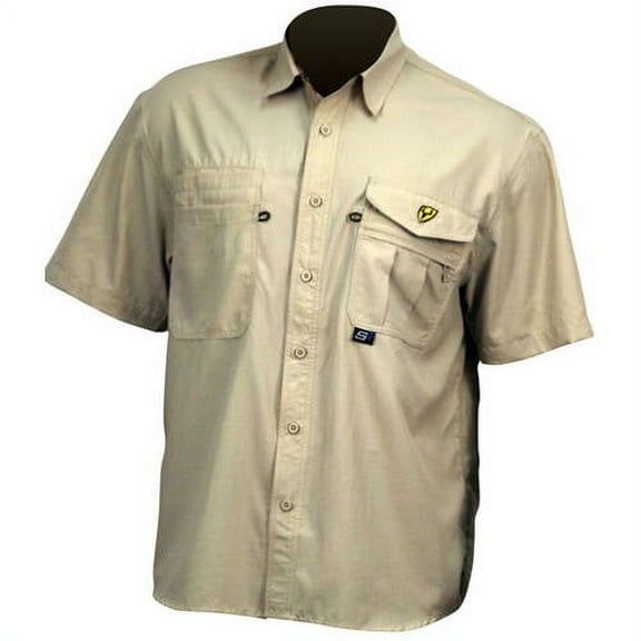 Men's Scent Shield Lifestyle Short Sleeve Shirt Recon, Khaki, Available in Multiple Sizes