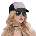 thumbnail image 5 of Naloa Flamingo Adult adjustable Print Baseball Hat, Patchwork curved brim baseball capfor Men and Women, One Size, 5 of 5