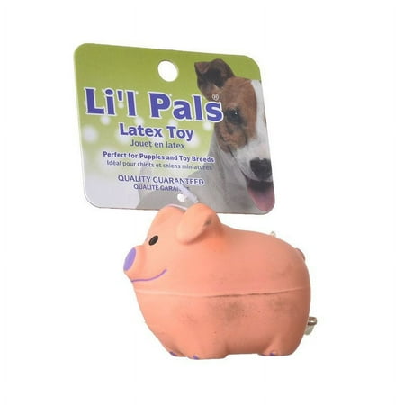 UPC: 0076484832048 | Lil Pals Latex Pig Dog Toy – 3  Long