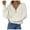 White, variant on Lisingtool sweaters for women women's long sleeve knit sweater open front cardigan button loose outerwear black