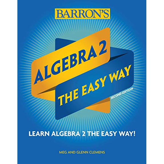 Pre-Owned Algebra 2: The Easy Way (Paperback) 1438012144 9781438012148