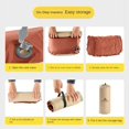 thumbnail image 2 of Portable Automatic Inflatable Camping Pillow - High Resilience Sponge Travel Neck Support Cushion for Outdoor Adventures and Office Naps, 3D Cheese Design, 2 of 7