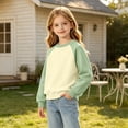 thumbnail image 6 of StSilkitty Sweatshirt for Boys Girls Cotton Color Block Long Sleeve Crewneck Pullover Sweatshirts Fall Winter Casual Tops, 6 of 8