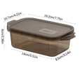 thumbnail image 3 of 3-Piece Food Storage Container Set | Rectangular BPA-Free Food Keepers | Microwave & Freezer Safe | Leakproof Lids | 600ml | Kitchen Organization, 3 of 6