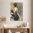 thumbnail image 2 of Elephant Stock Opening Night I Wall Art - Vertical Canvas Wall Art - Living Room Wall Decor - People Canvas - Brown And Black Decor By Albena Hristova - 24" x 36", 2 of 8