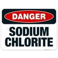 thumbnail image 1 of Danger Sodium Chlorite Sign, OSHA Danger Sign, 18x24 Aluminum, 1 of 1