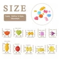thumbnail image 2 of U8MO 500pc 2-hole Plastic Buttons Cute Flower Bowknot Heart Sewing Buttons 5.5~24.5mm, 2 of 8