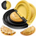 thumbnail image 4 of 4-in-1 Nesting Tortilla Sealer & Crimper With Food Tong | 6/8/10 Inch Sizes For Wraps Quesadillas Burritos Tacos Dumplings, 4 of 8